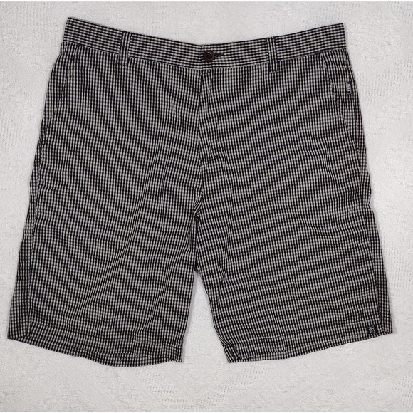 Lost Enterprises 38" shorts checker cotton polyester mid length at the knee - Picture 2 of 8